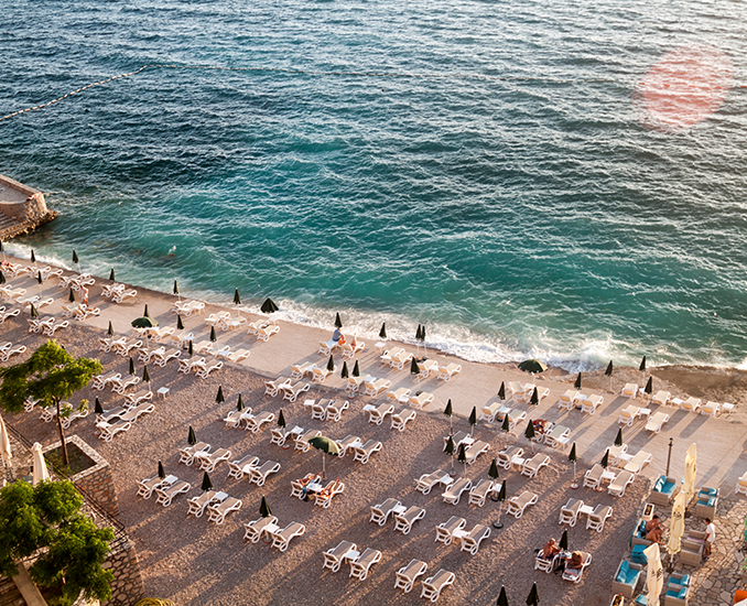 beaches in bar montenegro