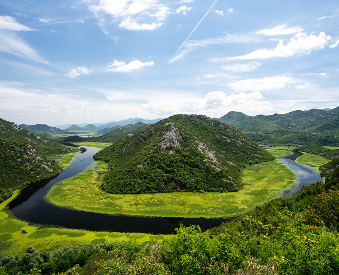 Skadar Lake River crnojevic montenegro